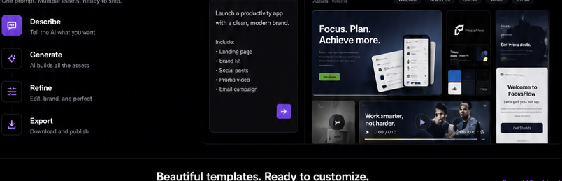 AI Studio Social prompt to complete launch kit preview